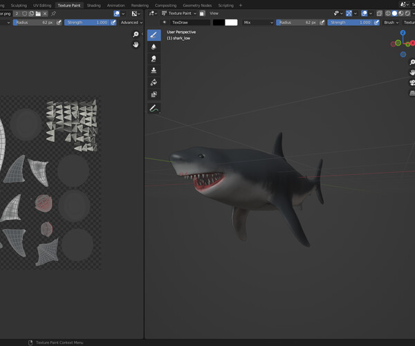 Blender Tutorial for Beginners — Animating Sharks (Part 5) 