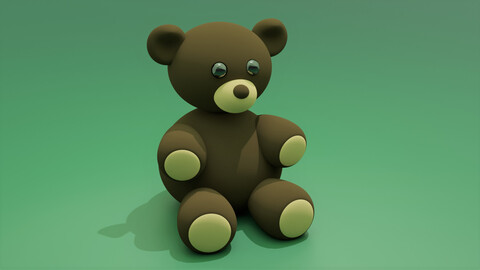 Cute brown teddy bear