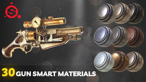 Gun Smart Materials For Substance Painter