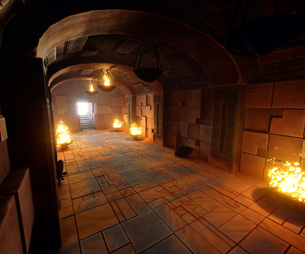 ArtStation - Stylized dungeon modular pack [UE 5 project] | Game Assets