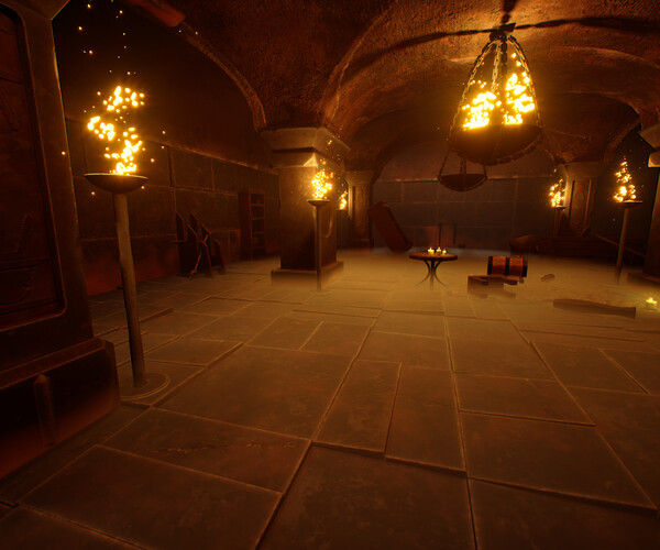 ArtStation - Stylized dungeon modular pack [UE 5 project] | Game Assets