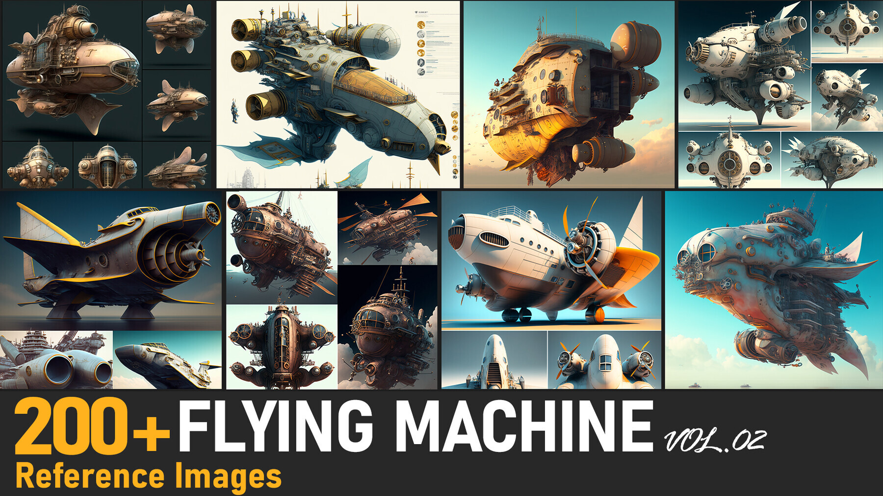 ArtStation - Flying Machin VOL.02|4K Reference Images | Artworks