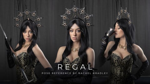 Regal - Portrait Pose Reference for Artists