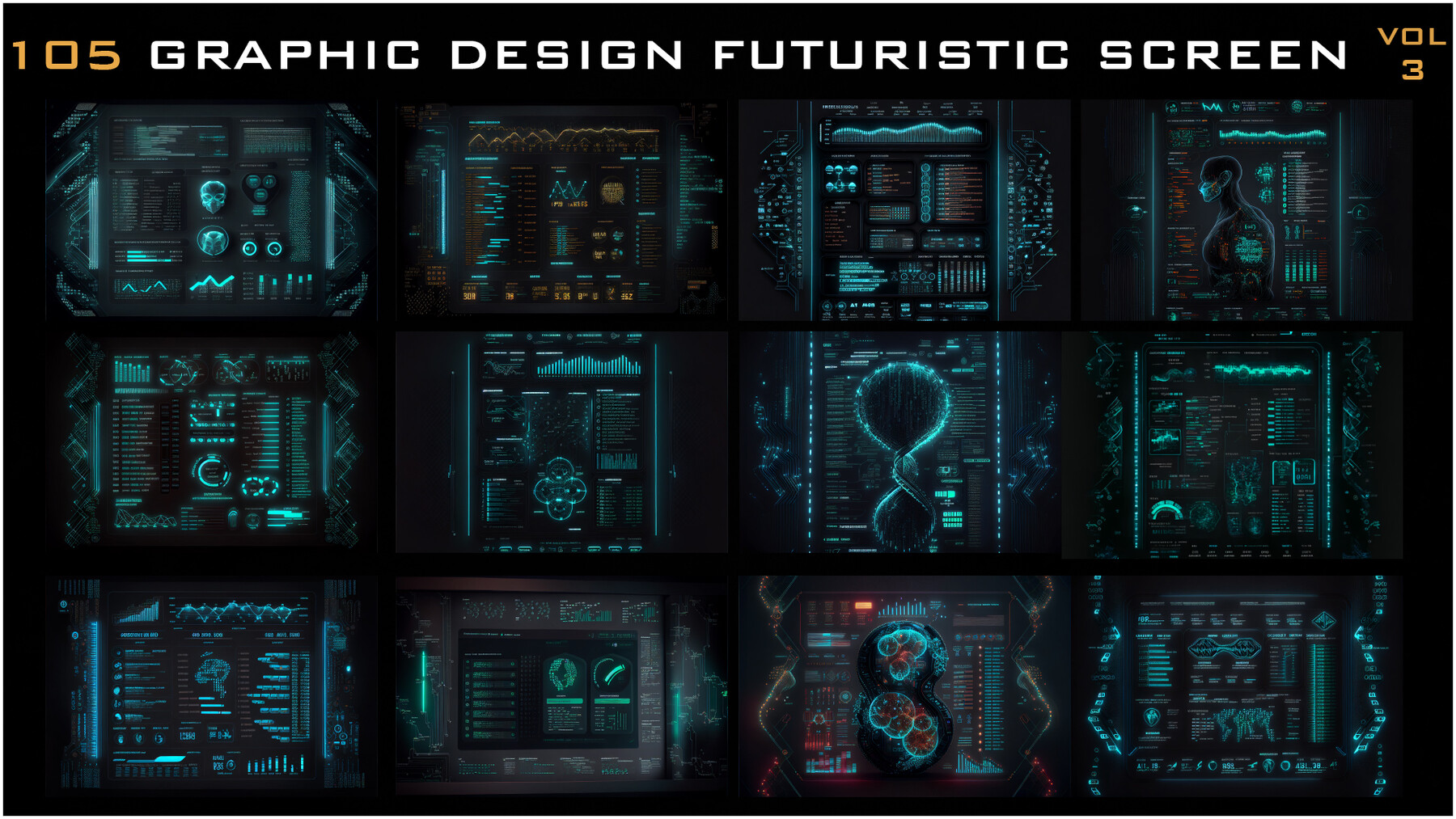 futuristic screen texture
