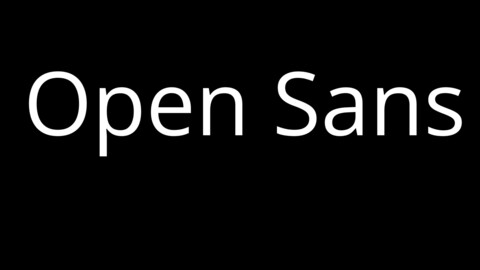 Open Sans Font