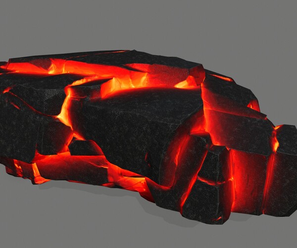 ArtStation - lava rocks | Game Assets