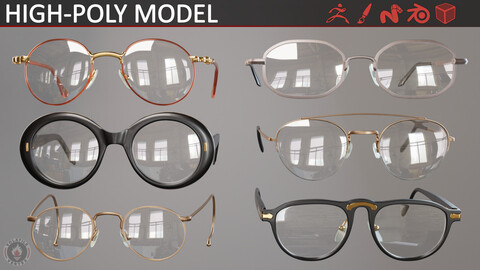 Glasses, Eyewear and Spectacles v3