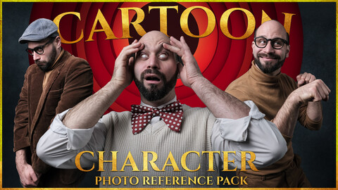 A Cartoon Character- Photo Reference Pack For Artists 843 JPEGs noAI