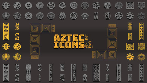 Aztec VECTOR ICONS Volume 2
