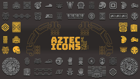 Aztec VECTOR ICONS Volume 3