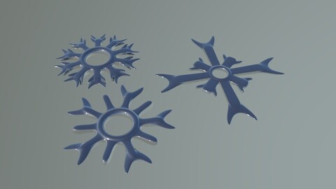 Set of Snowflakes (3)