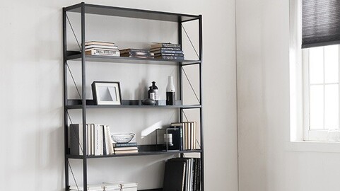 Friends Steel 1200 5 Tier Bookcase