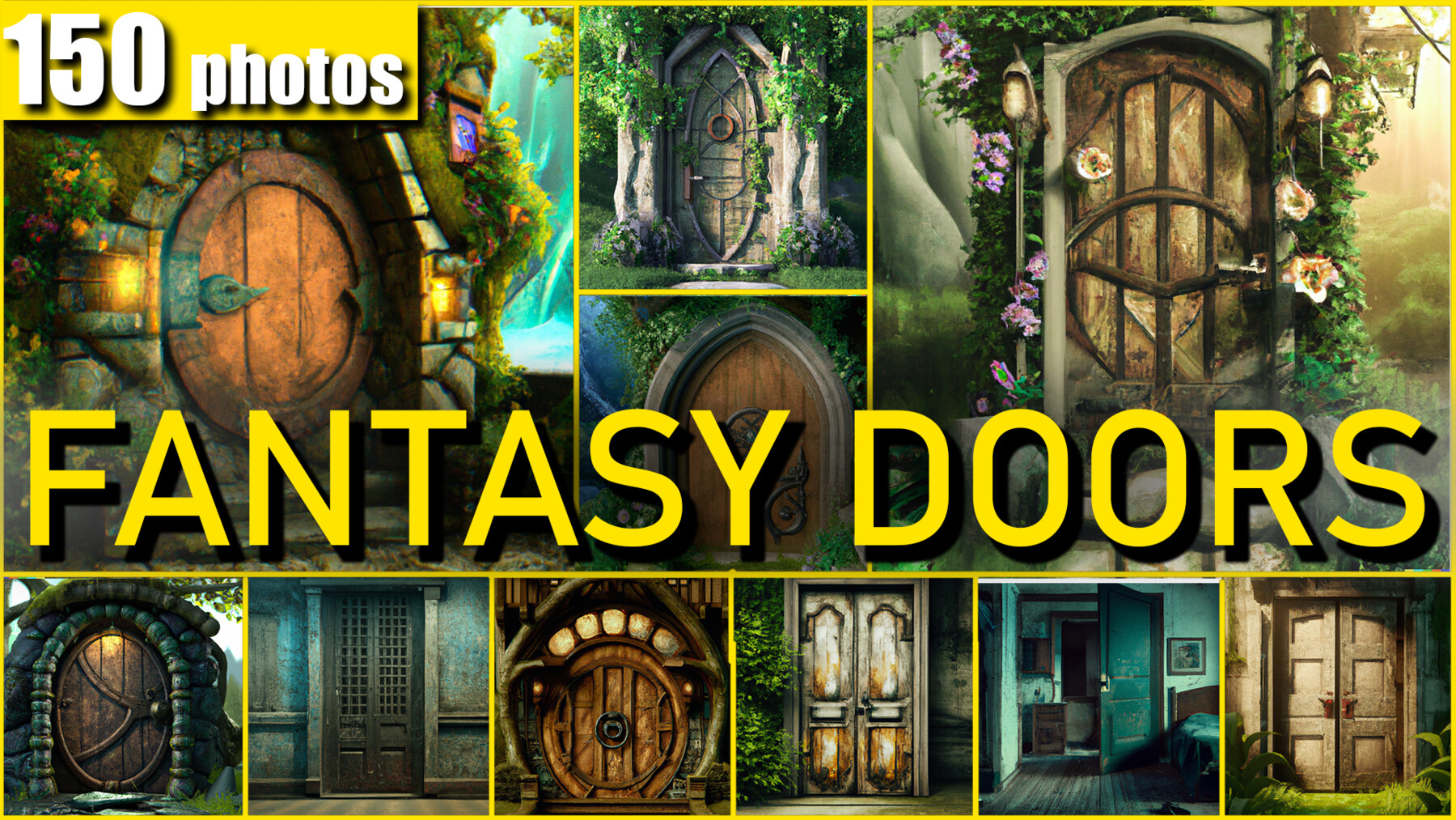 ArtStation Fantasy doors 150 photos Artworks