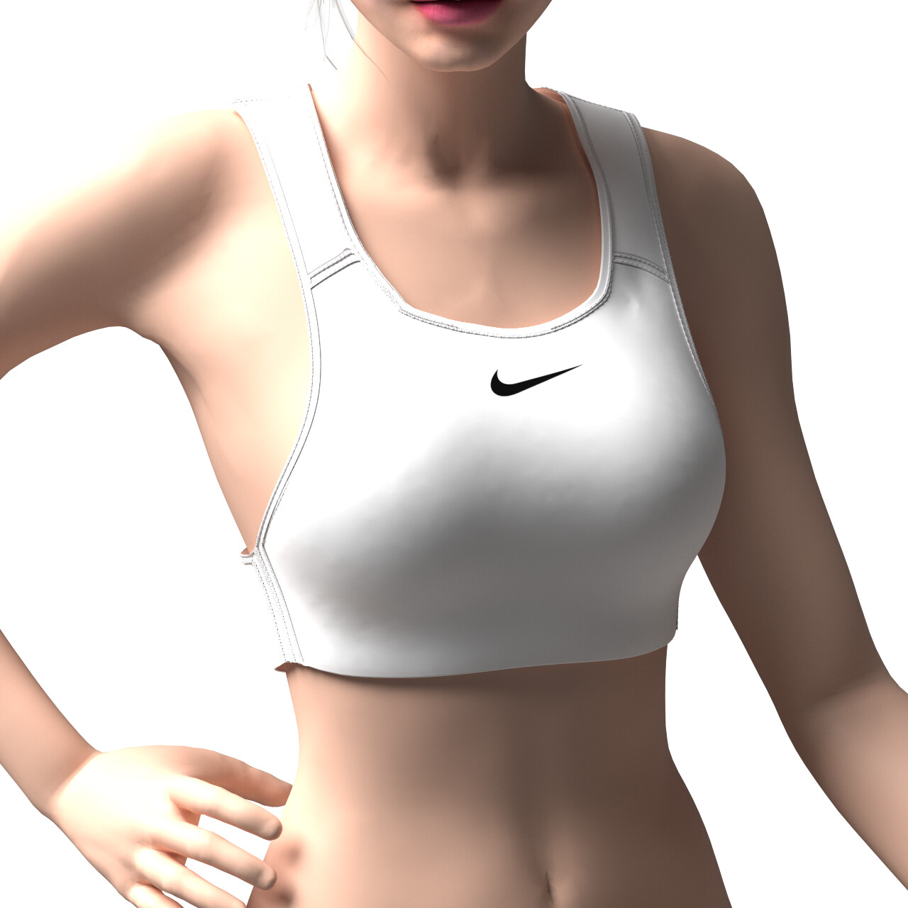 coloured nike top