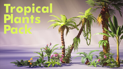 Tropical Plants Pack