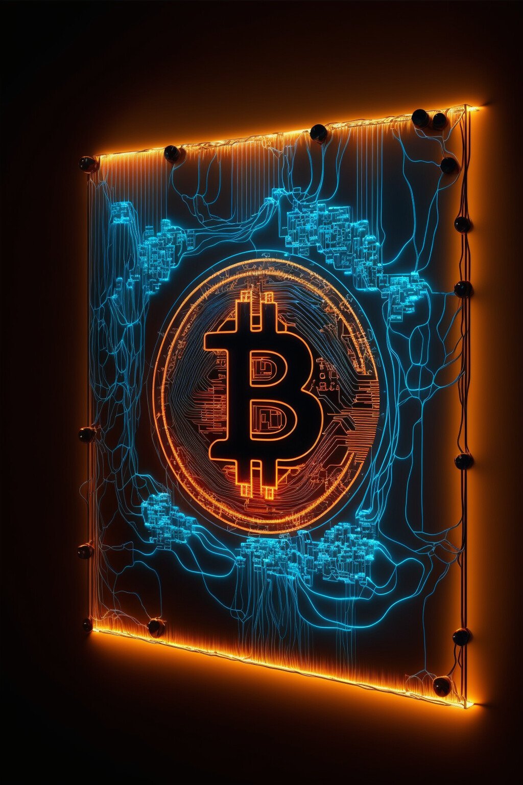 Bitcoin Crypto Currency, Wallpaper Business Future Exchange AI Generative  Stock Photo, Picture and Royalty Free Image. Image 198267310.