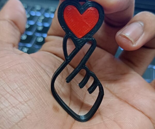 ArtStation - Korean Finger Heart Keychain | Resources