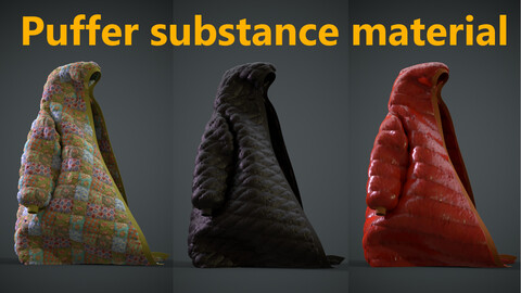 Puffer smart substance material