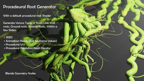Roots Generator (Geometry nodes)