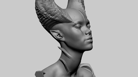 Fantasy Female Bust A