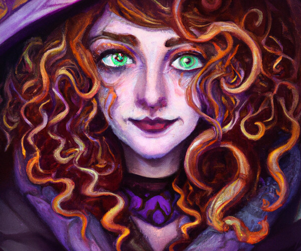 ArtStation - Halloween Witch Portrait Pack, Perfect Art Design, high ...