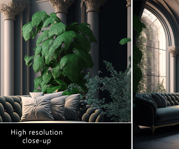 ArtStation - Baroque interiour design | Architecture living room with ...