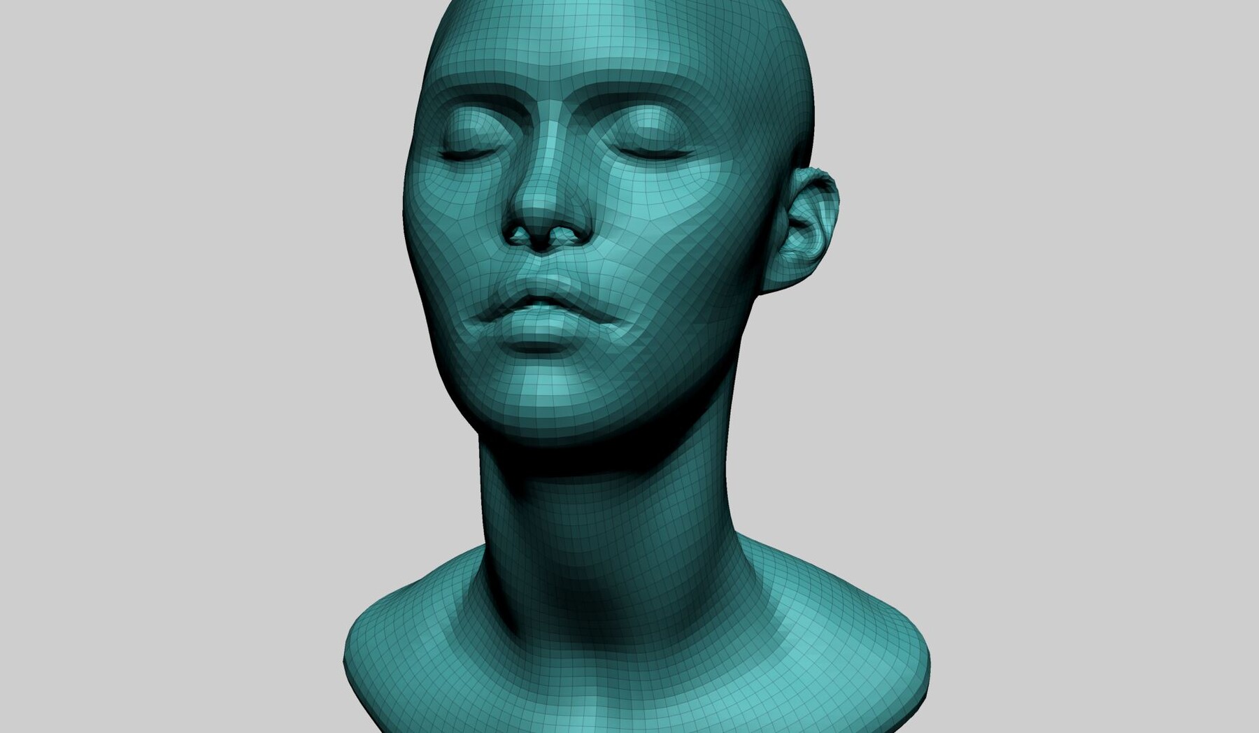 ArtStation - Base Female Head B | Resources