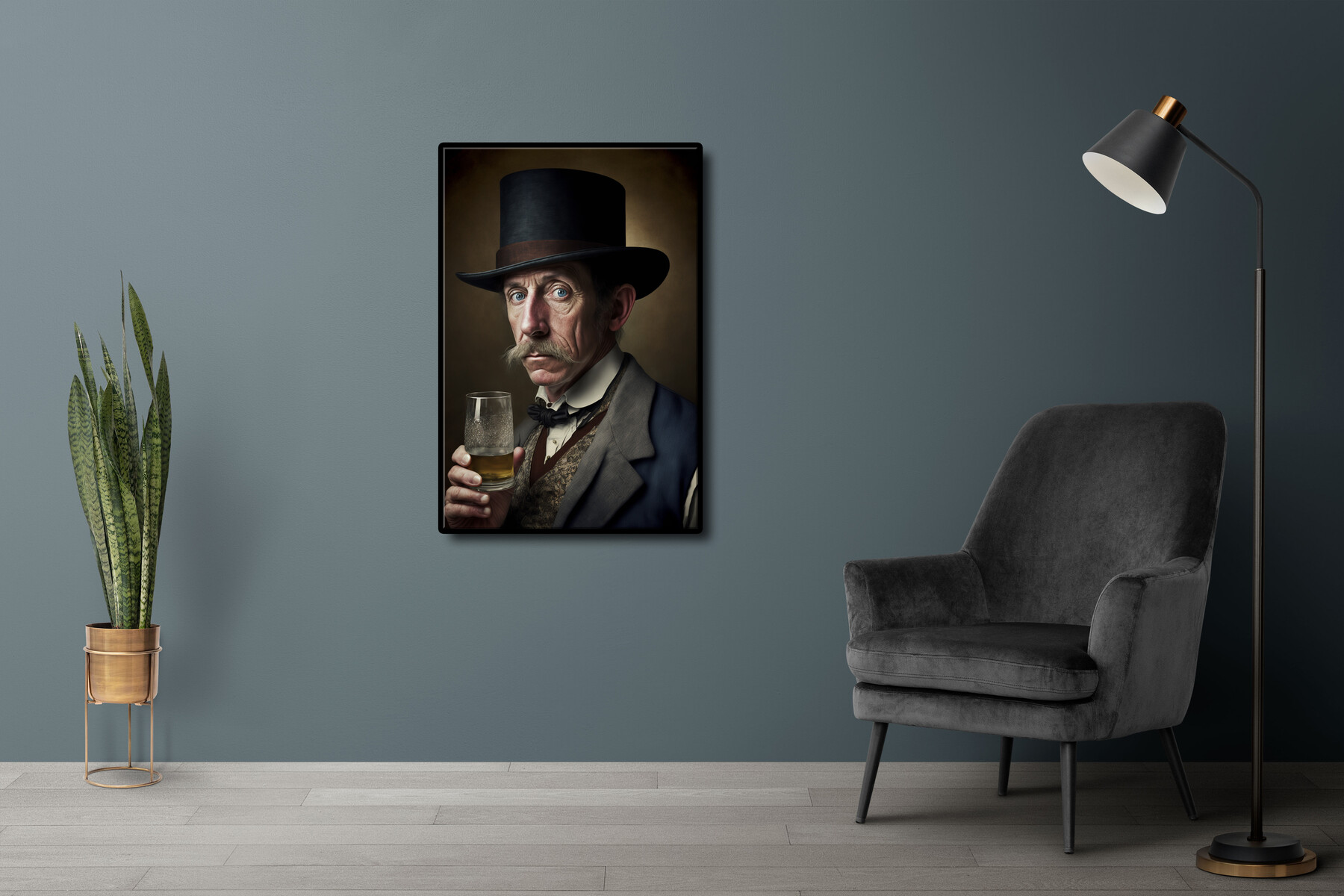 ArtStation - Portrait of a 1800s Victorian guy in a suit drinking a ...