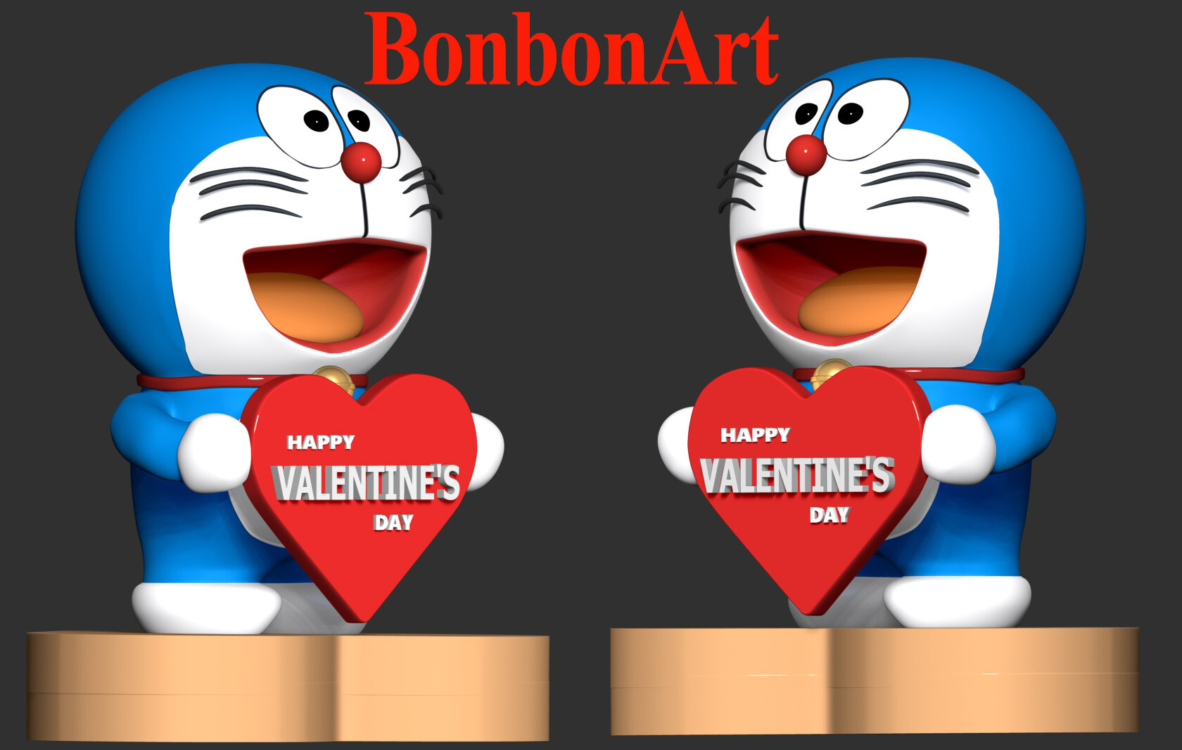 ArtStation - Doraemon - Valentine's Day | Resources