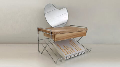 Magazine Rack Wall Shelf Mini Table