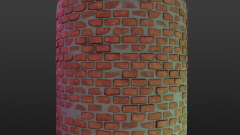 Stylized Brick Material