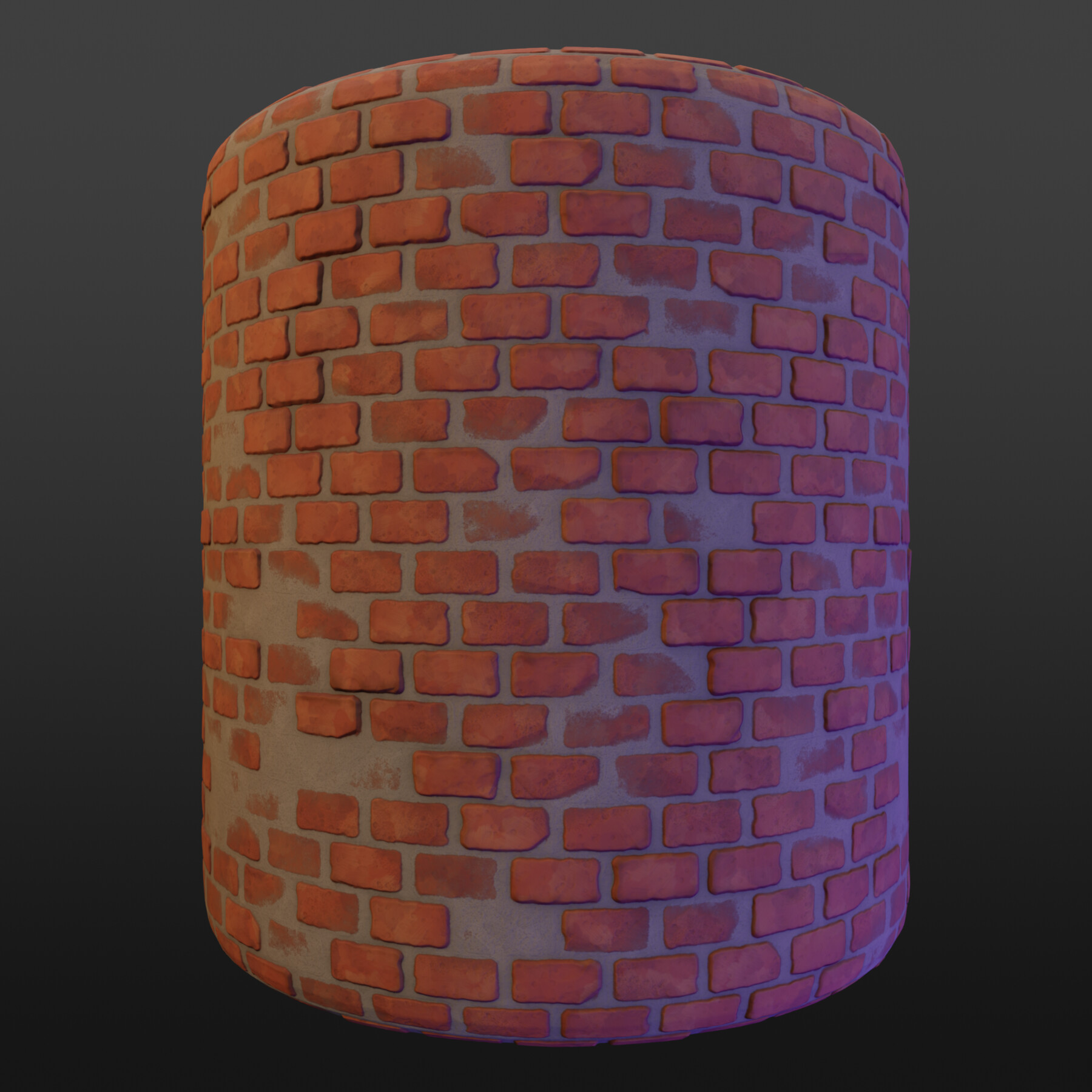 ArtStation - Stylized Brick Material | Game Assets