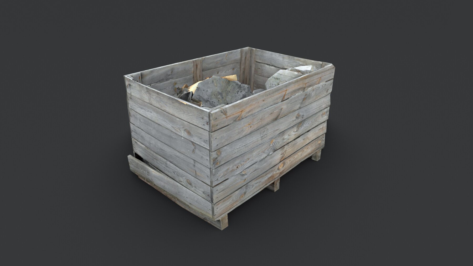 ArtStation - wooden box 3 | Game Assets