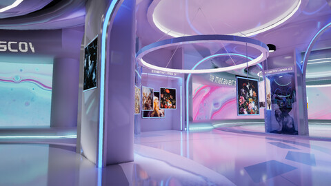Futuristic Art Room