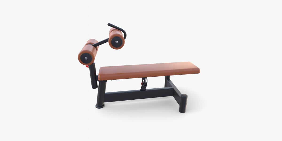 ArtStation - Adjustable crunch bench | Game Assets