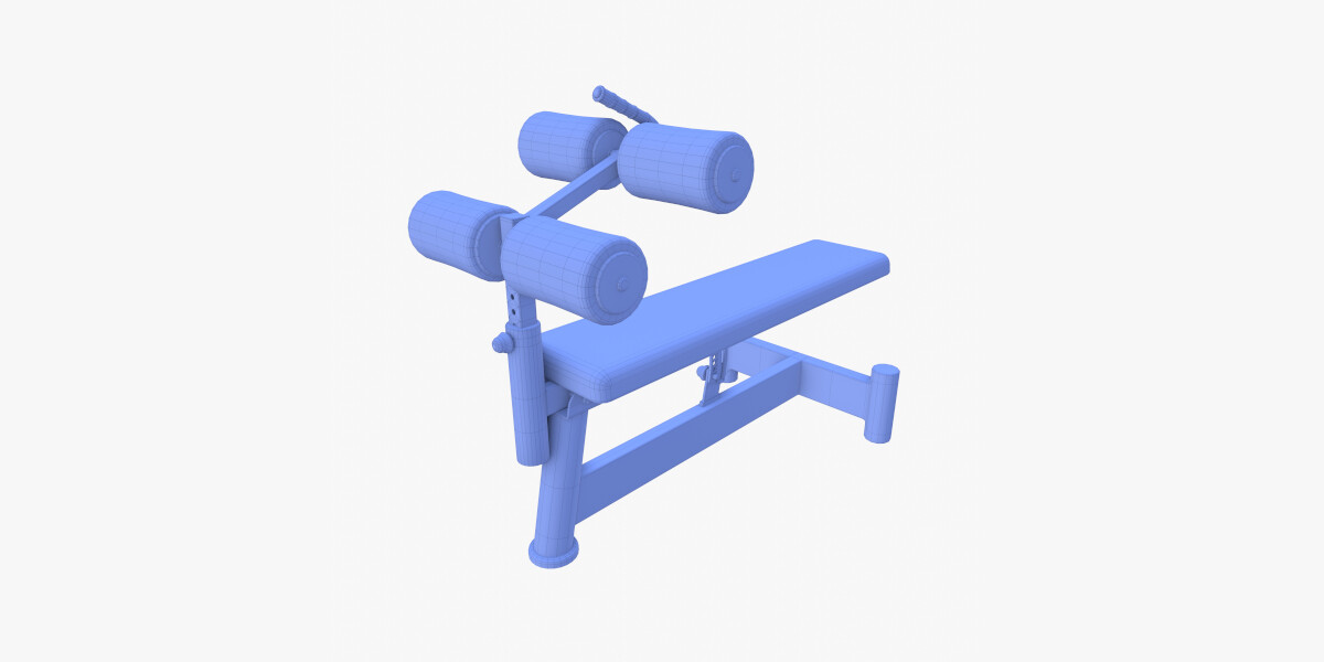ArtStation - Adjustable crunch bench | Game Assets