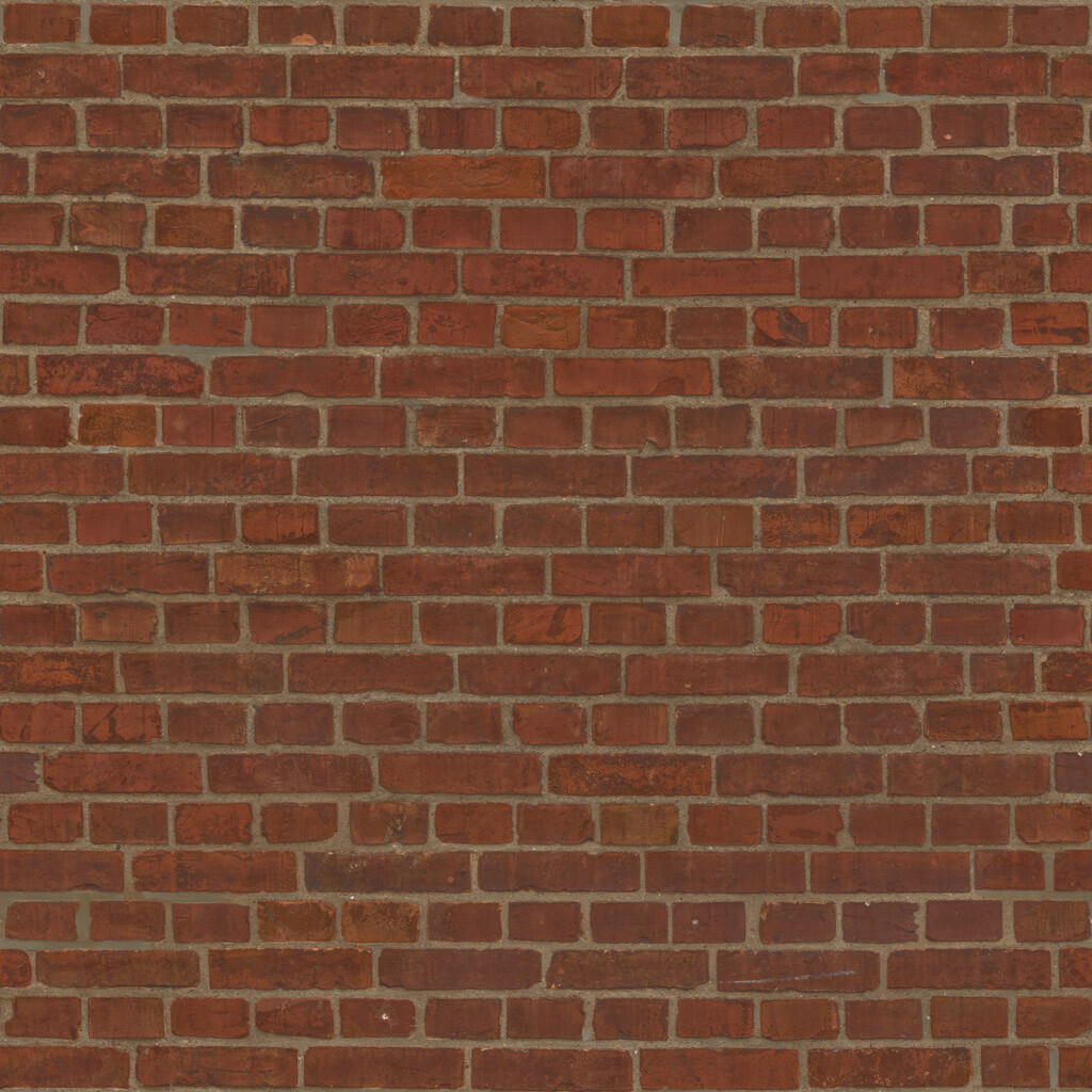 ArtStation - T030 Brick Wall Red 2x2 | Scanned Material | Resources