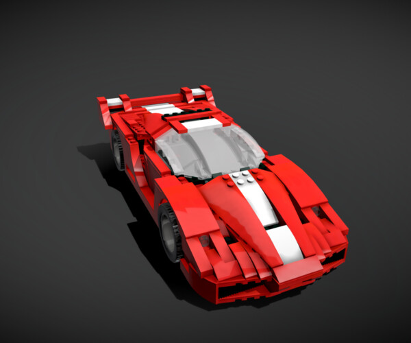 ArtStation - Lego Ferrari FFX | Game Assets