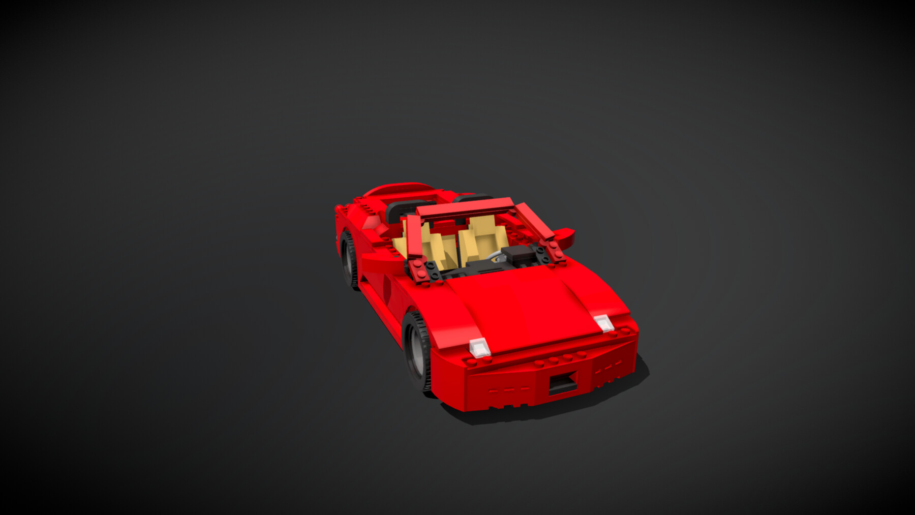 ArtStation - Lego Ferrari F430 Car | Game Assets