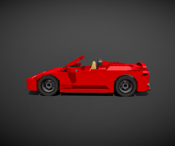 ArtStation - Lego Ferrari F430 Car | Game Assets