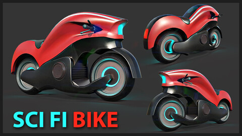 Sci-fi Bike Game Ready 1