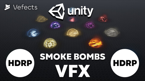 Smoke Bombs VFX for Unity - HDRP