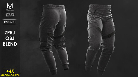 Pants #1 - Marvelous / CLO Project file