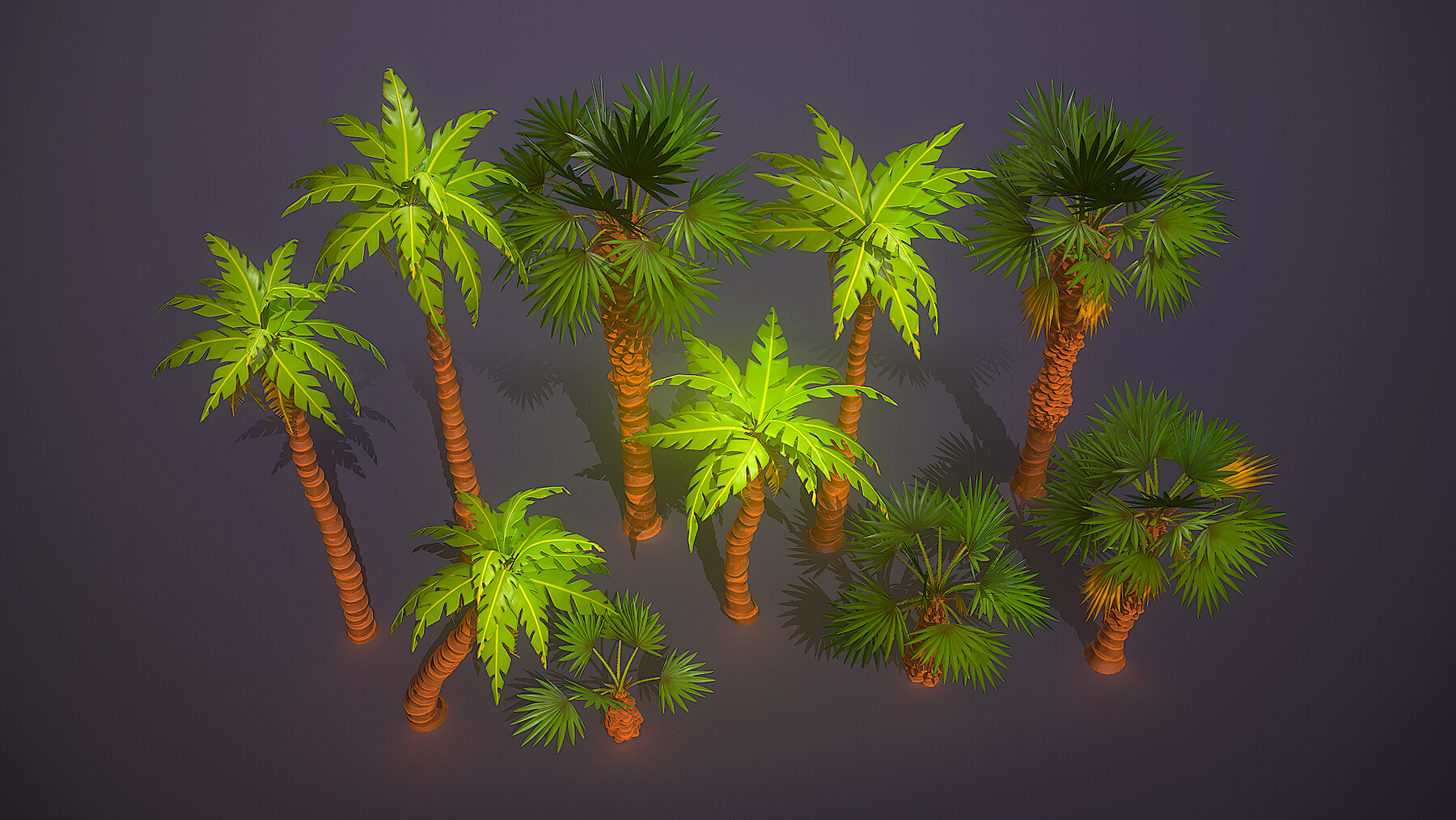 ArtStation - Stylized Jungle Plants | Game Assets