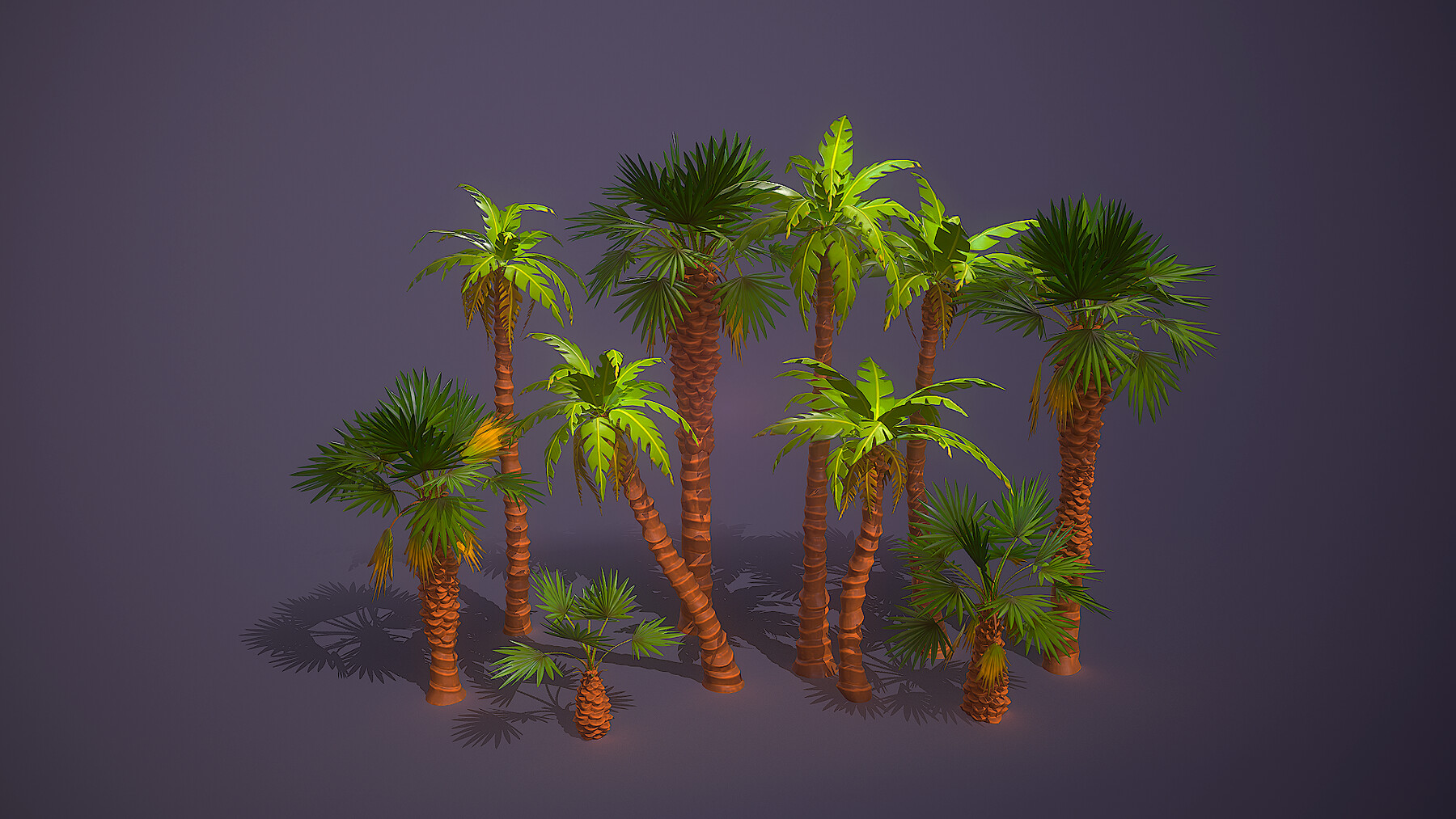 ArtStation - Stylized Jungle Plants | Game Assets