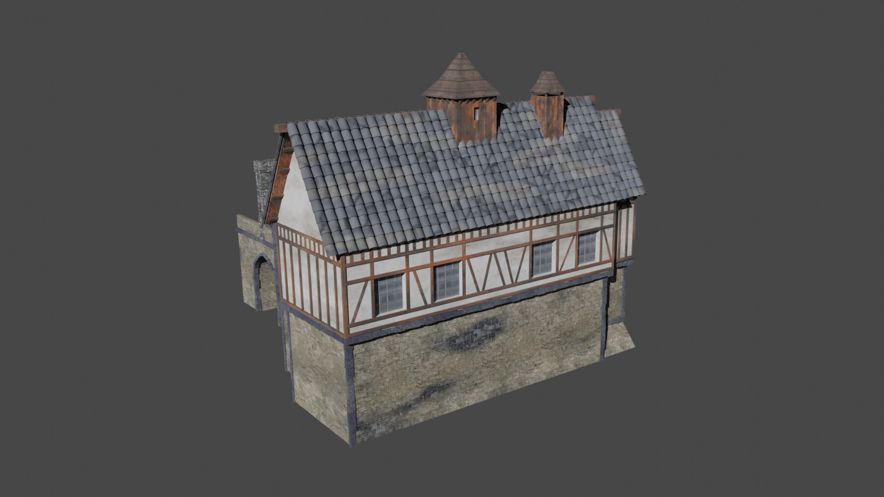 Artstation Medieval Building Game Assets