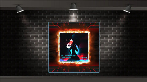 NFT card PSD Template V2