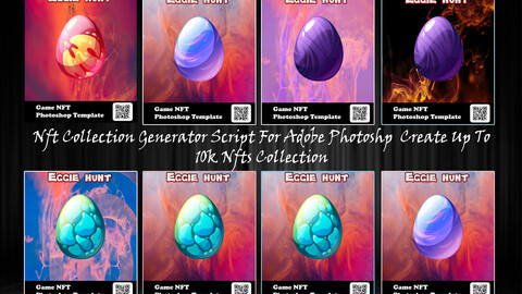 NFT COLLECTION GENERATOR PHOTOSHOP V1