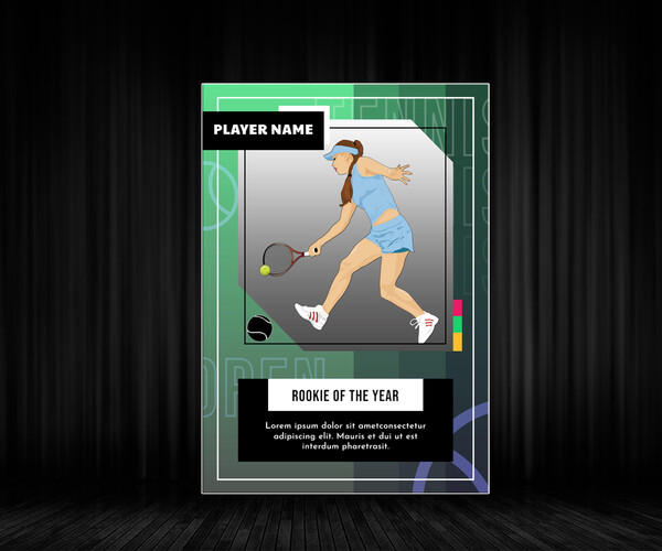 ArtStation Trading card template V3 Artworks