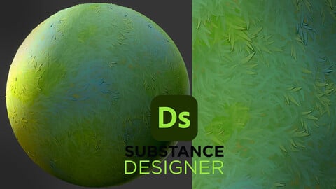 Stylized Grass Field - Substance 3D Designer